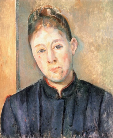 Portrait de madame Cézanne lll. à Paul Cézanne