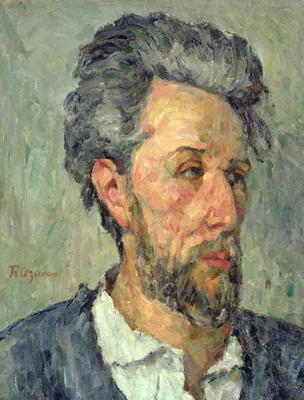 Portrait of Victor Chocquet, 1876-77 (oil on canvas) à Paul Cézanne