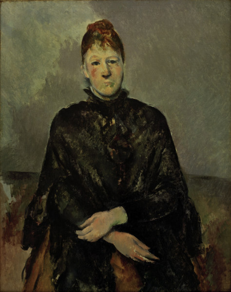 Portrait Madame Cezanne à Paul Cézanne