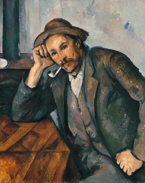 Fumeur avec le bras reposé. à Paul Cézanne