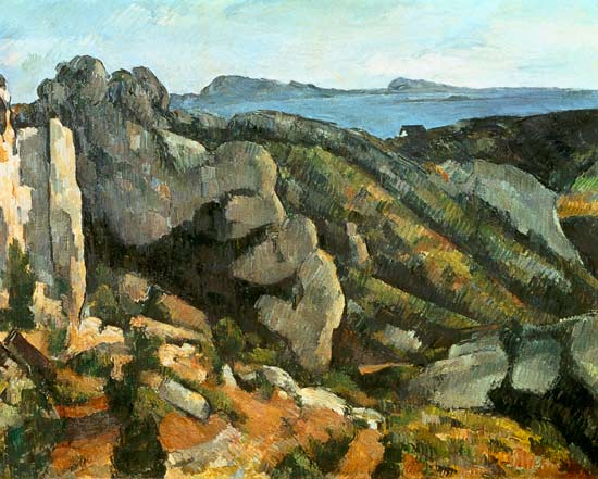 Rocks at L'Estaque à Paul Cézanne