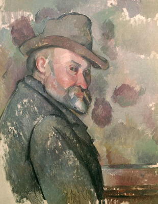 Self Portrait, 1890-94 (oil on canvas) à Paul Cézanne