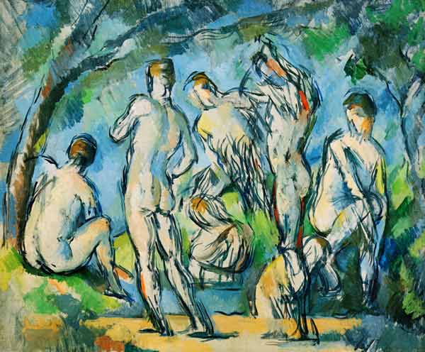 Seven Bathers à Paul Cézanne