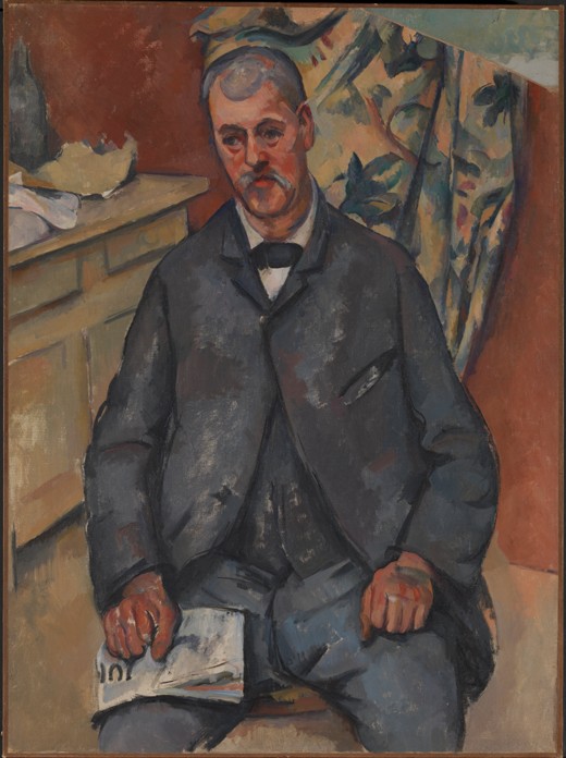 Seated Man à Paul Cézanne