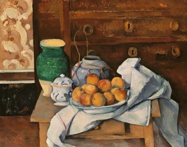nature morte à Paul Cézanne