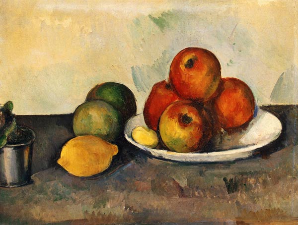 Still life with Apples, c.1890 à Paul Cézanne