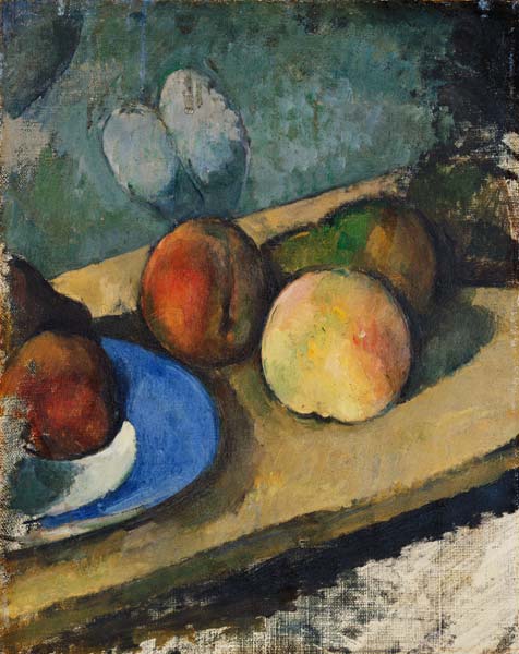 The Blue Plate à Paul Cézanne