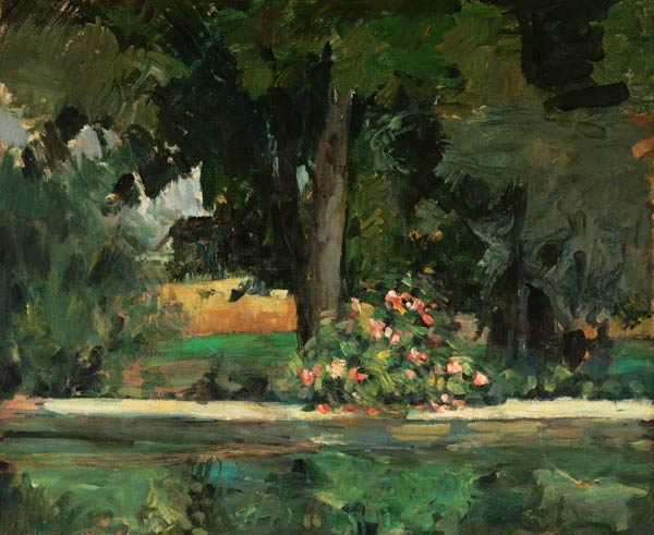 The Lake at Jas de Bouffan à Paul Cézanne