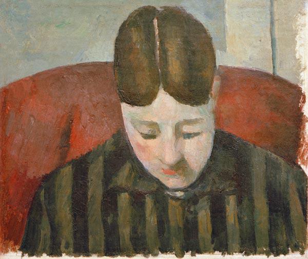 Portrait de madame Cézanne (V.)