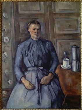 Femme a la cafétéria