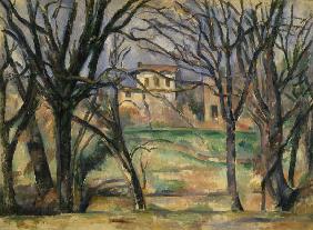 P.Cezanne / Arbres et maisons v.1885-88