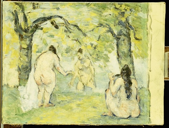 Three Bathers, 1875-77 à Paul Cézanne