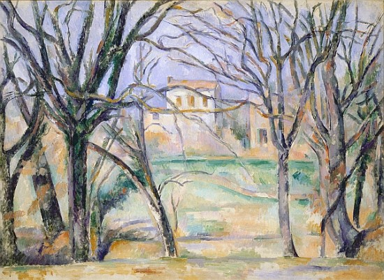 Trees and houses, 1885-86 (see also 287556) à Paul Cézanne