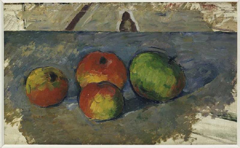 Vier Äpfel à Paul Cézanne
