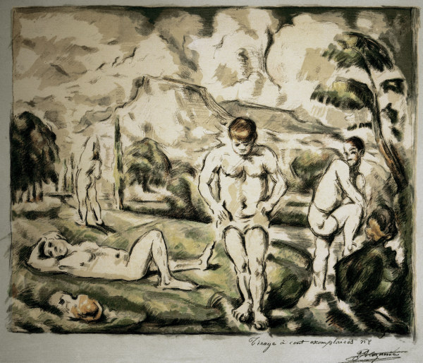 Four bathers à Paul Cézanne