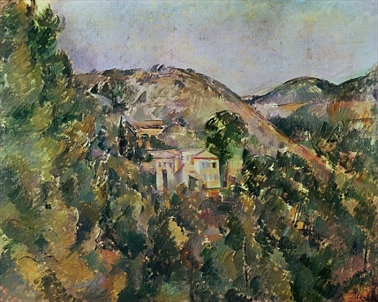 View of the Domaine Saint-Joseph, late 1880s à Paul Cézanne