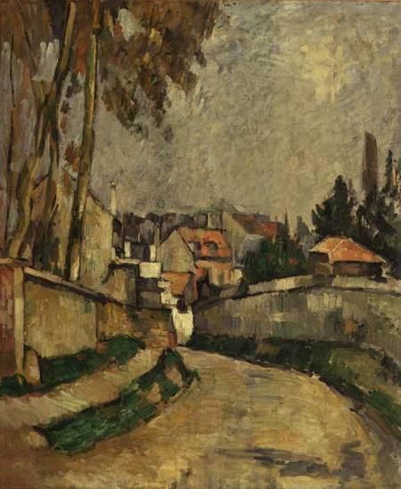 Village Road à Paul Cézanne