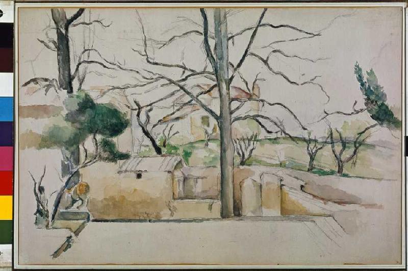 l'hiver à Jas de Bouffan à Paul Cézanne