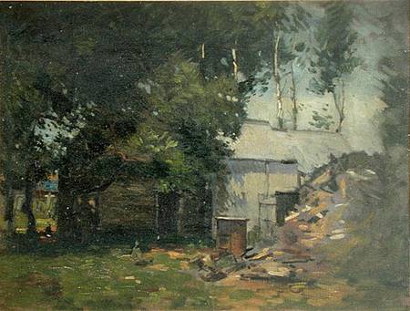 Barnyard Scene à Paul Cornoyer