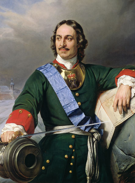 Peter I the Great (1672-1725) 1838 à Hippolyte (Paul) Delaroche