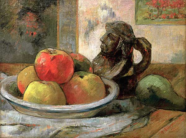 Still life with apples... à Paul Gauguin