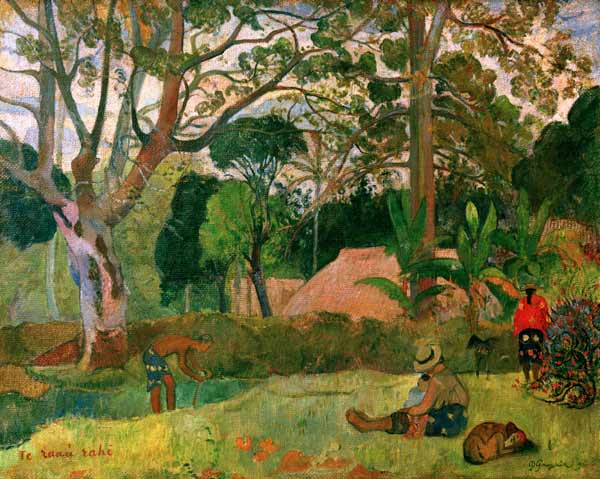 Te raau rahi (Der große Baum) à Paul Gauguin