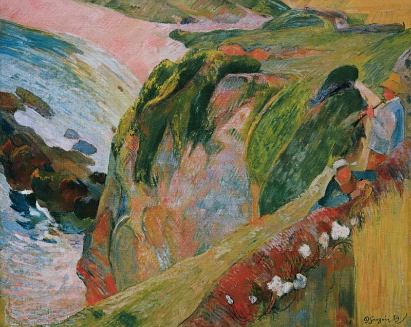 The Flageolet Player on the Cliff à Paul Gauguin