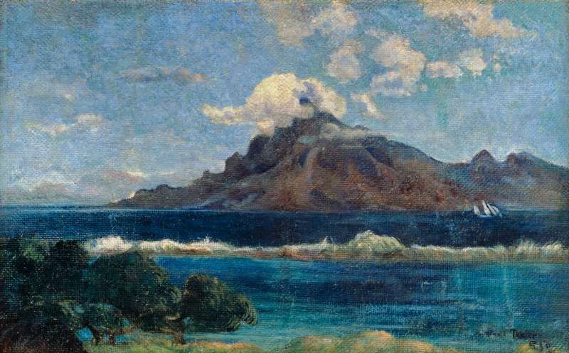 Paysage de Te Vaa (Tahiti) à Paul Gauguin