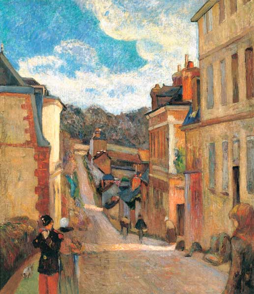 Rue Jouvenet in Rouen à Paul Gauguin