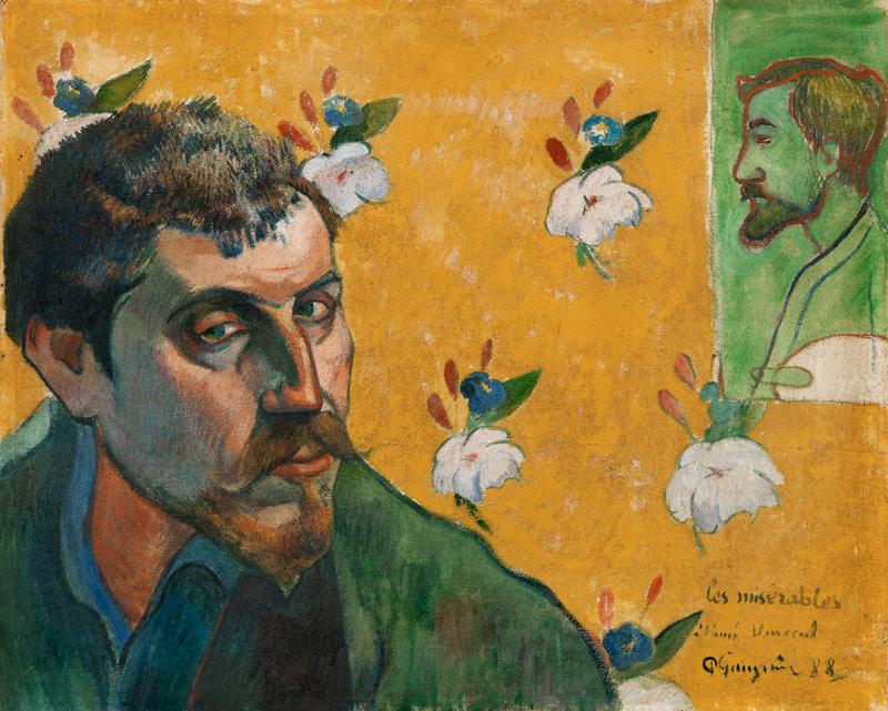 auto-portrait Les Misérables à Paul Gauguin