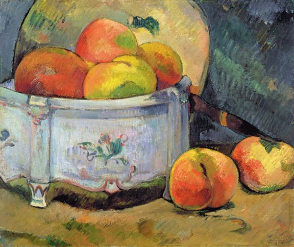 Still-life with peaches à Paul Gauguin