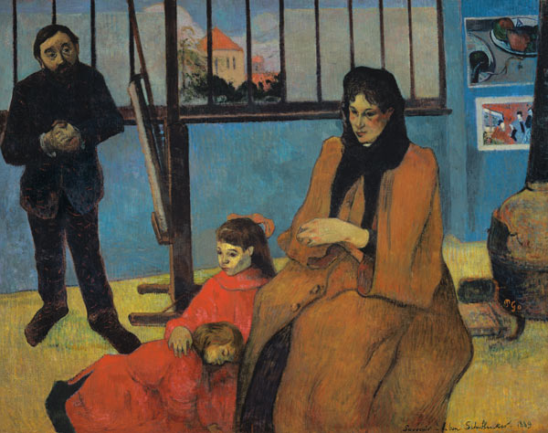 The Schuffenecker Family, or Schuffenecker's Studio à Paul Gauguin