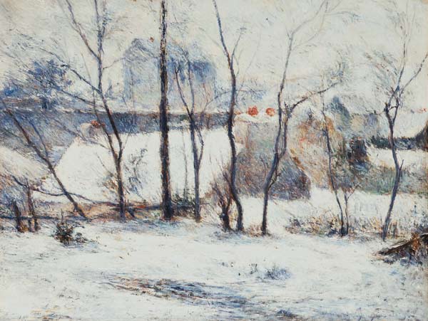 Winter Landscape à Paul Gauguin