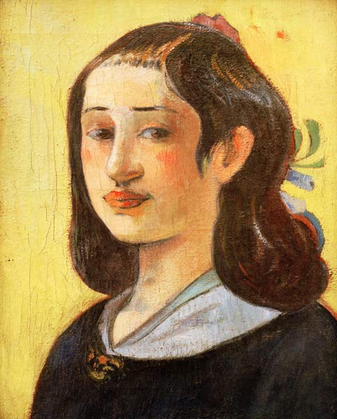 Portrait of Aline Gauguin à Paul Gauguin