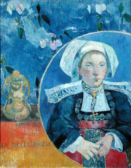 The Beautiful Angel (Madame Angele Satre, the Innkeeper at Pont-Aven) à Paul Gauguin