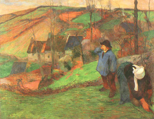 bretonner bergers à Paul Gauguin