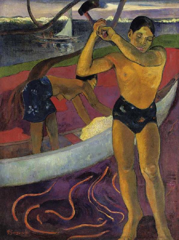 Der Mann mit der Axt à Paul Gauguin