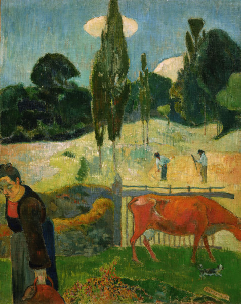 The red cow à Paul Gauguin