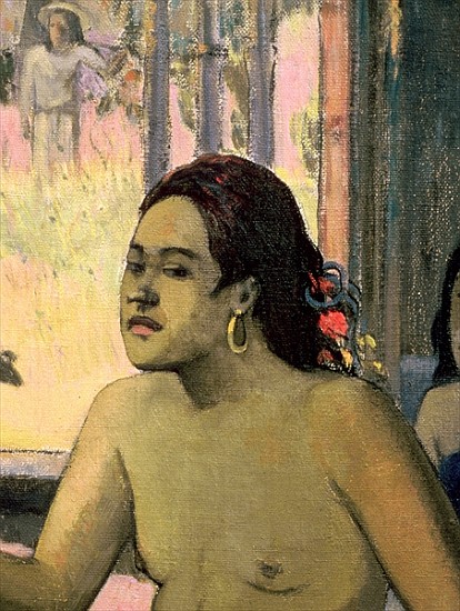 Eiaha Ohipa or Tahitians in a Room, 1896 (detail of 47617) à Paul Gauguin