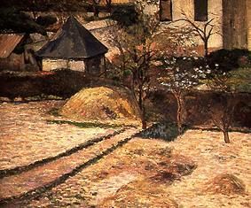 Jardins au préprintemps à Rouen à Paul Gauguin