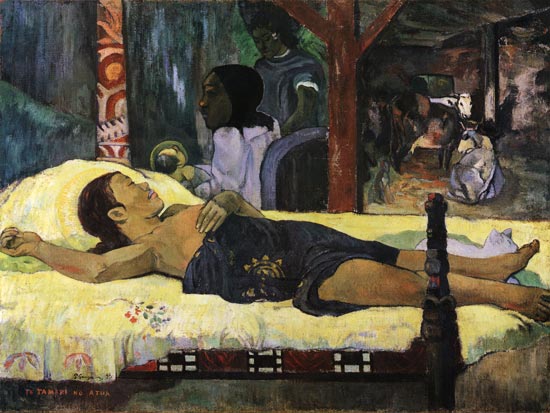 Naissance du fils de dieu (unité d'ampleur TamAri no Atua) à Paul Gauguin