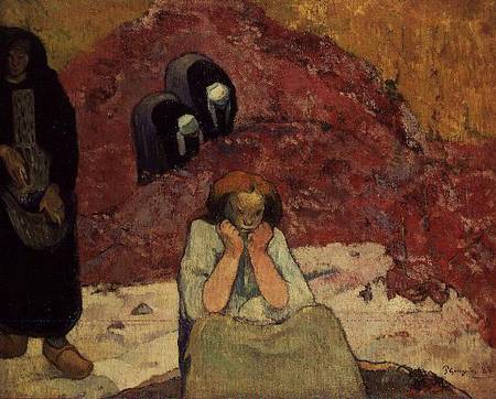 Grape Harvest at Arles (Human Anguish) à Paul Gauguin
