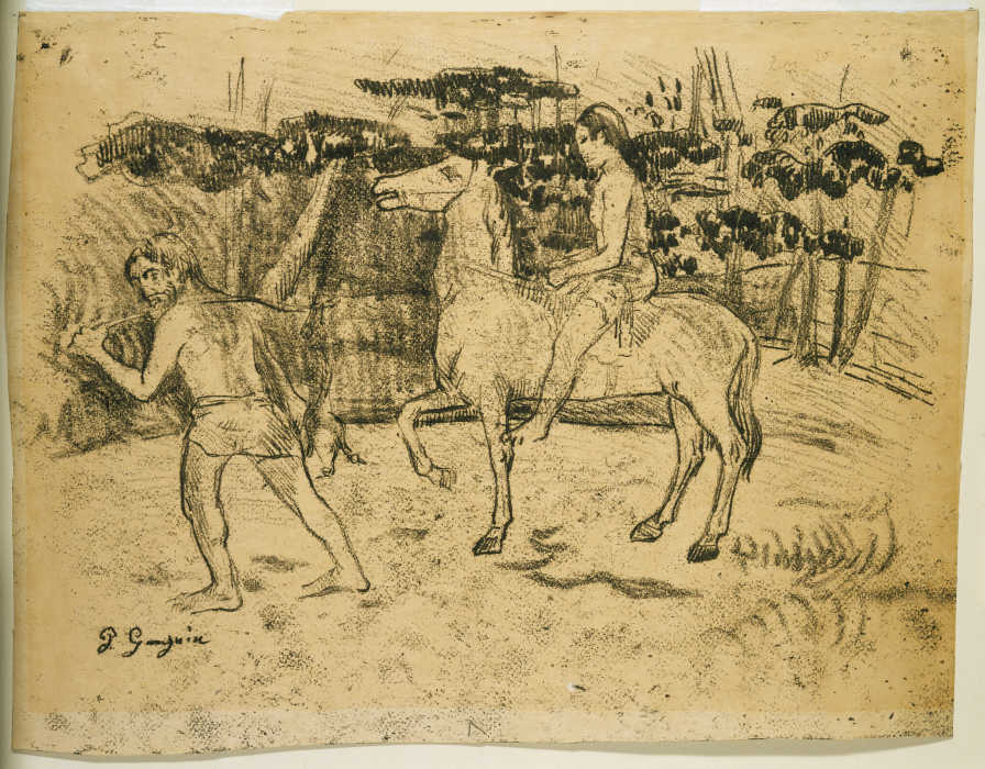 Return from the Hunt à Paul Gauguin