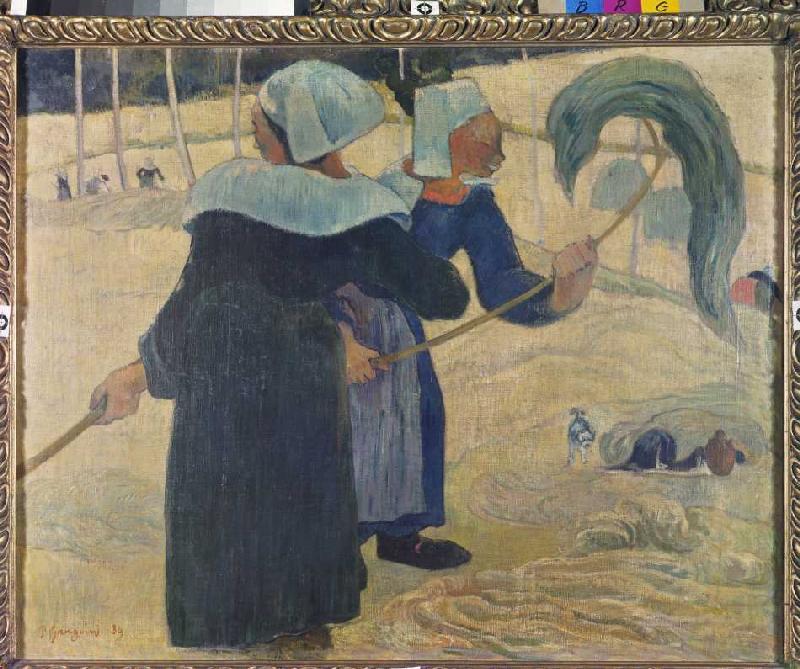 Les gouttières de fabrication de foin à Paul Gauguin