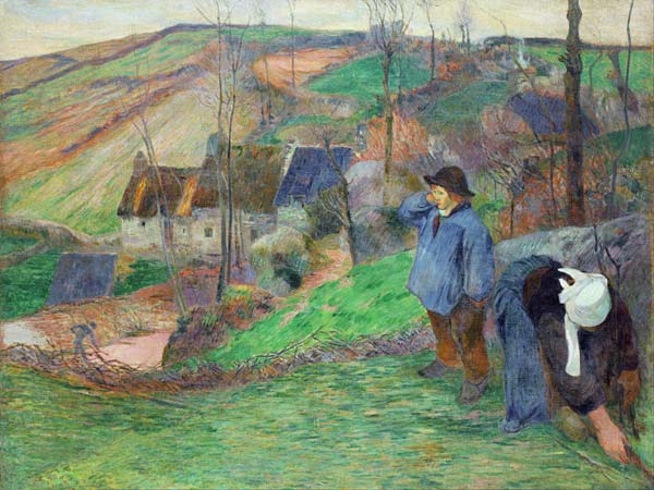 Landscape in Brittany à Paul Gauguin
