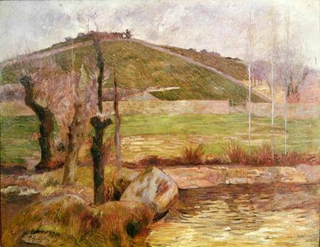 Landscape near Pont-Aven à Paul Gauguin