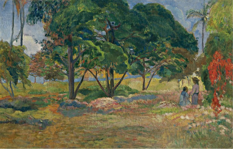 Landscape with Three Trees à Paul Gauguin