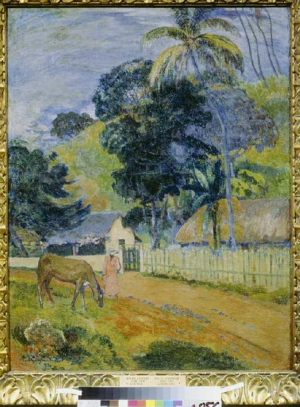 Paysage à TahitI à Paul Gauguin