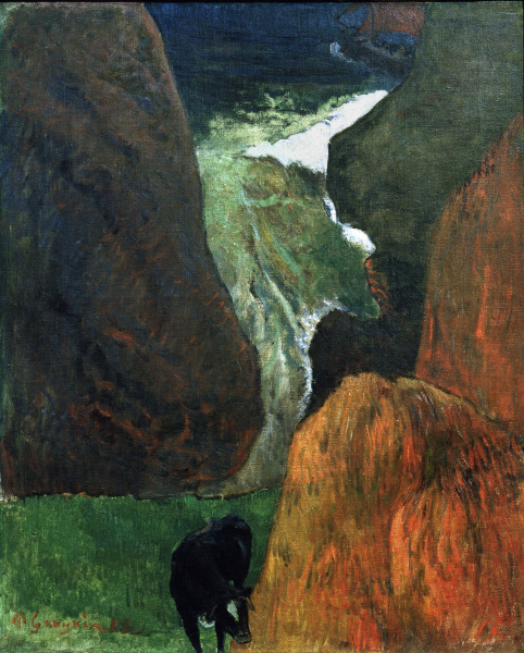 Landscape with Cow à Paul Gauguin