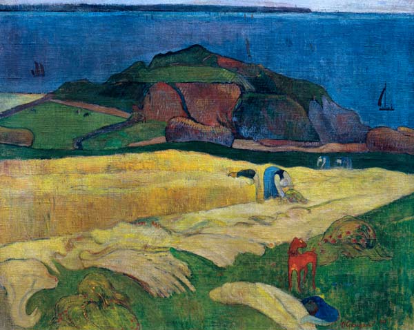 Die Ernte am Meer: Le Pouldu à Paul Gauguin